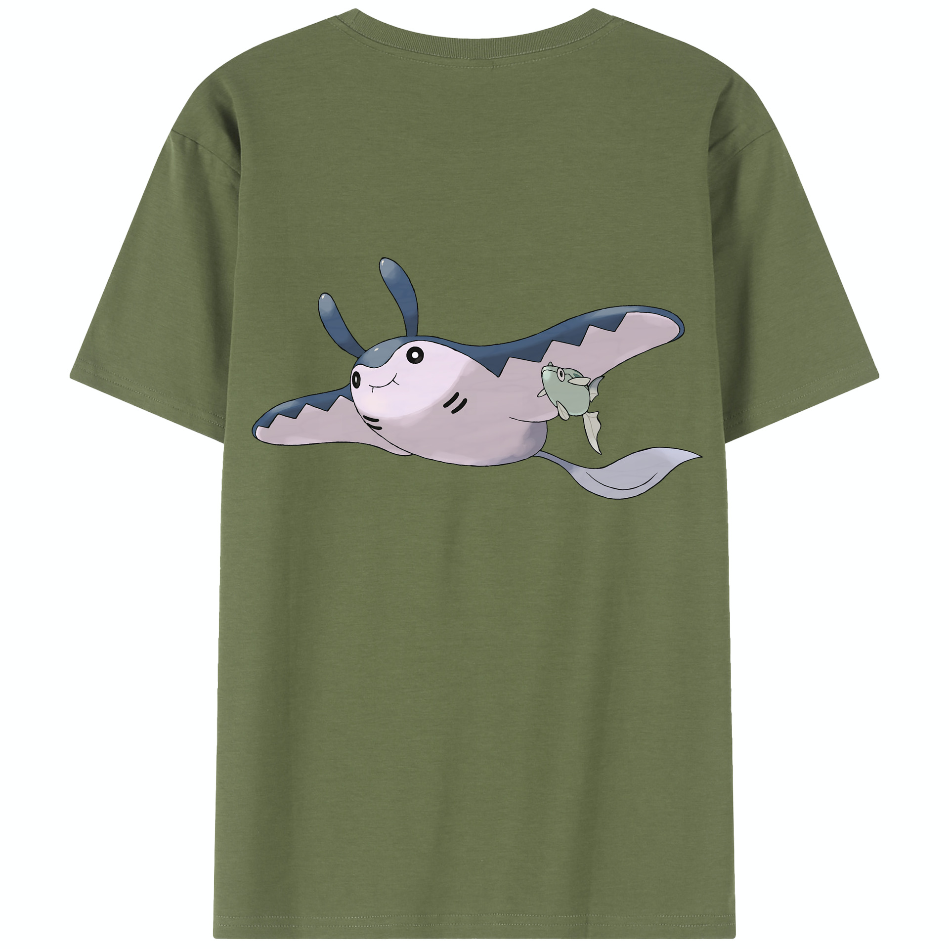 （画像用） ポケットモンスター Pokémon 綿100％半袖Tシャツ（背面プリント）